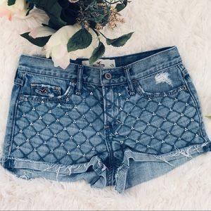 Hollister Denim Short with shiny sequin